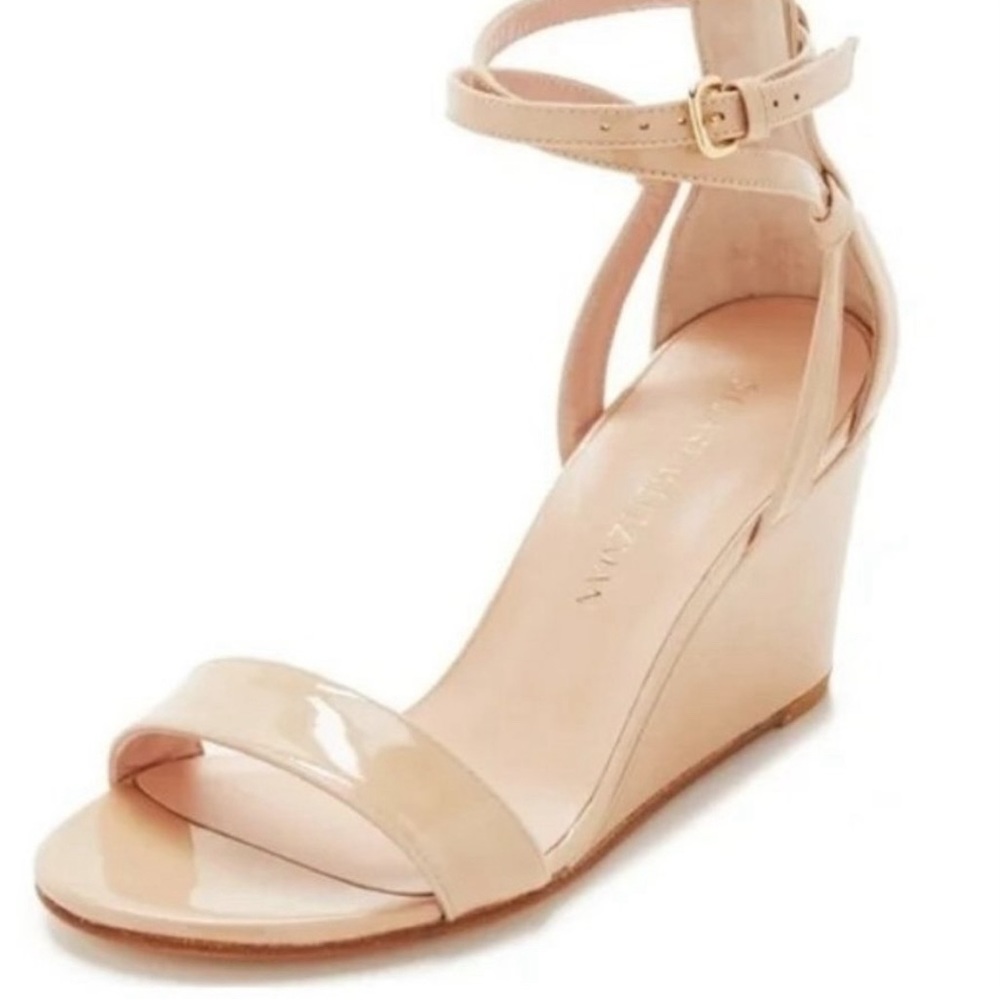 Stuart Weitzman Backdraft Wedge Sandals Size 11